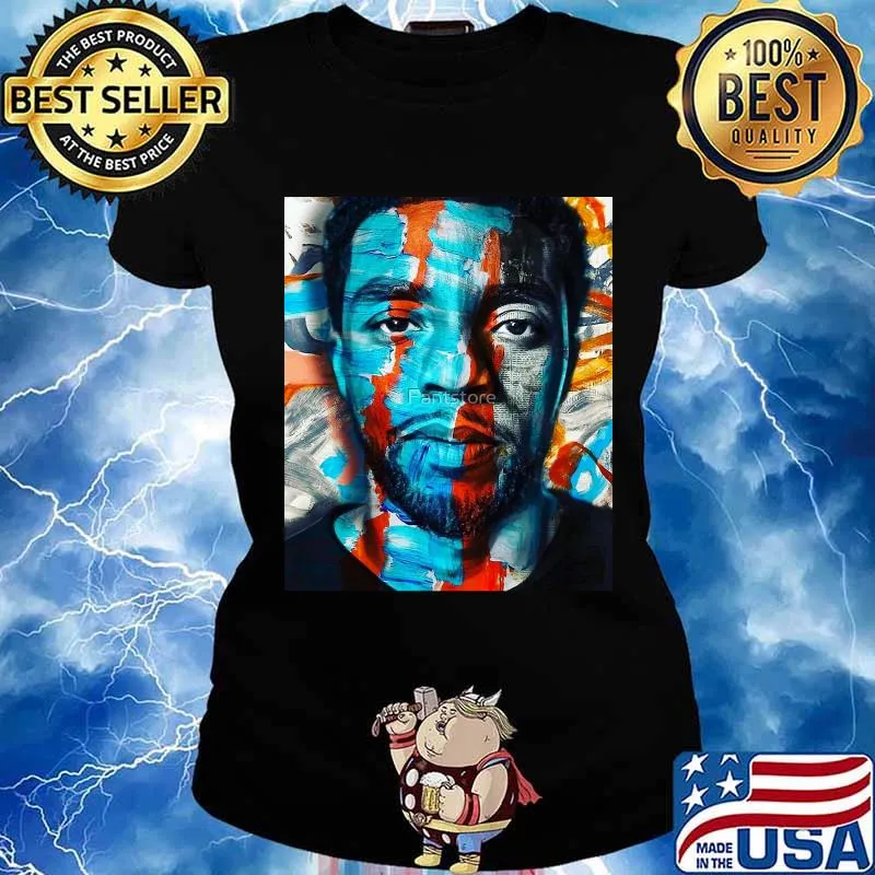 RIP Chadwick Boseman cast art 2020 s Ladies tee