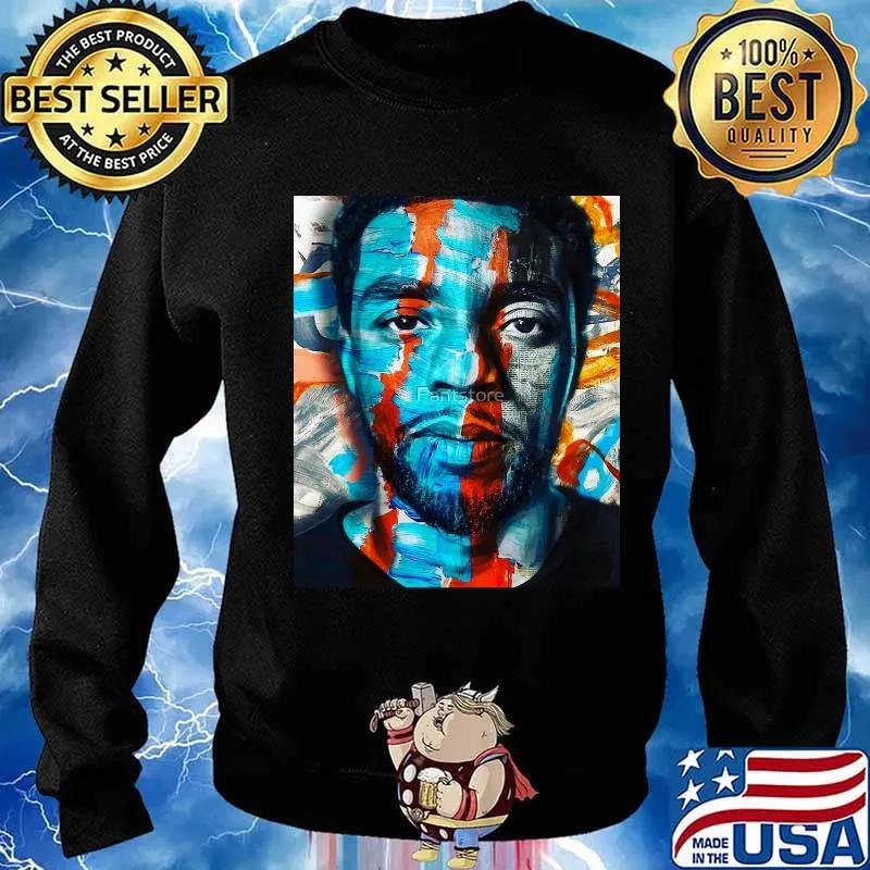 RIP Chadwick Boseman cast art 2020 s Sweater