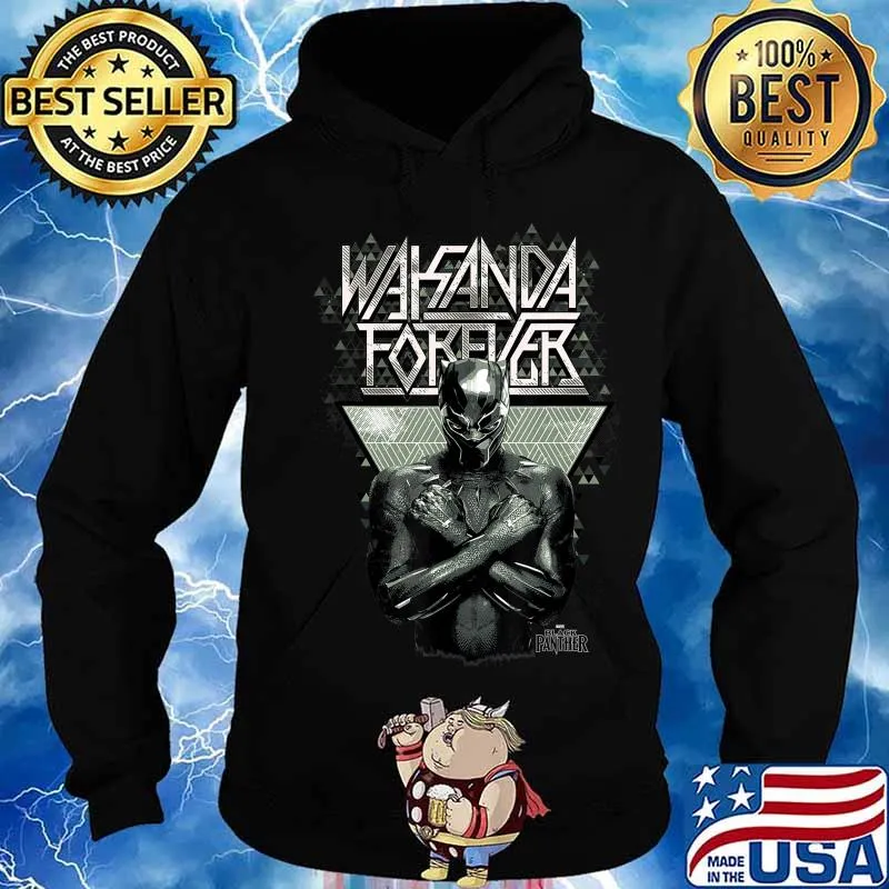 Rip Chadwick Boseman Marvel Black Panther Wakanda Forever Prism Patterned Shirt Hoodie
