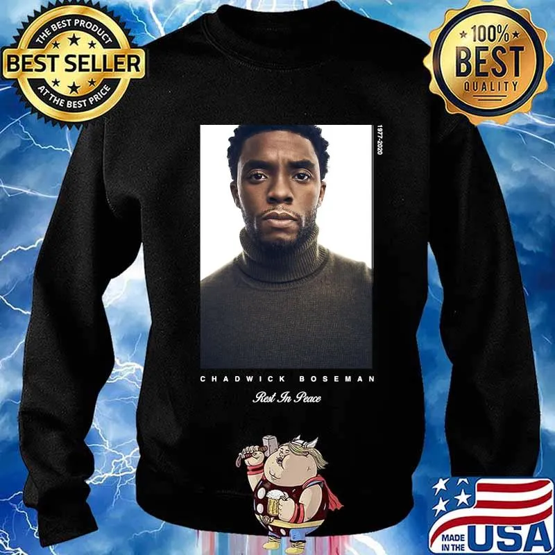 RIP Chadwick Boseman rest in peace picture s Sweater