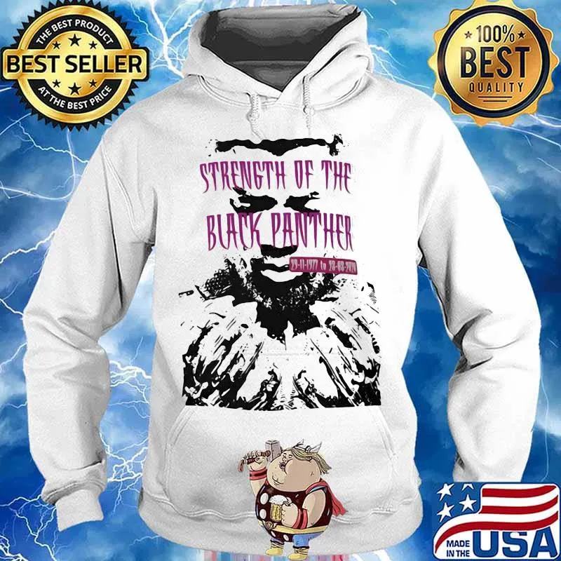 Rip chadwick strength of the black panther 1977 2020 s Hoodie