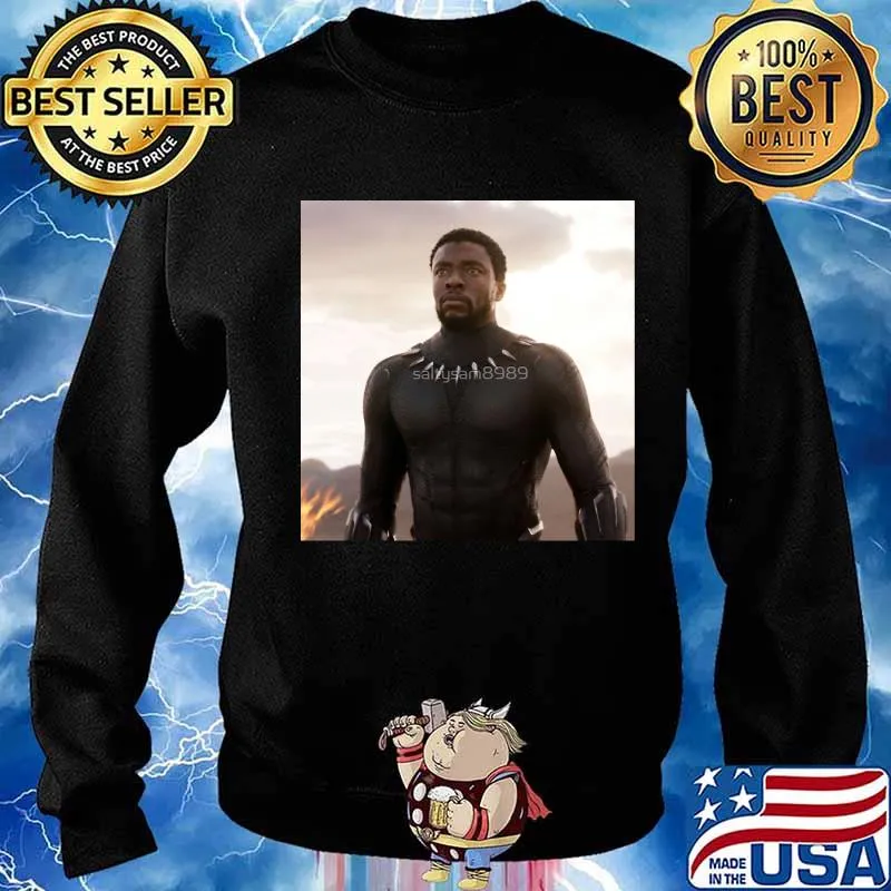 RIP Marvel heroes black panther chadwick sunset s Sweater