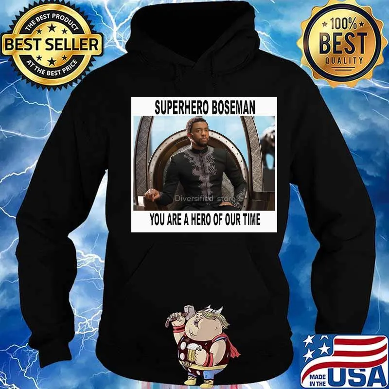 RIP Marvel heroes black panther chadwick superhero you are a hero of our time s Hoodie