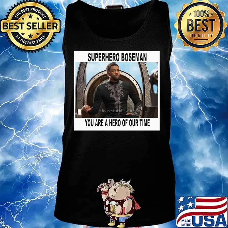 RIP Marvel heroes black panther chadwick superhero you are a hero of our time s Tank top