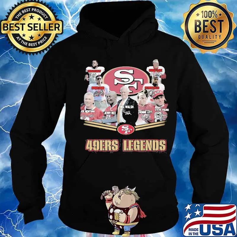 San francisco 49ers legends signatures s Hoodie