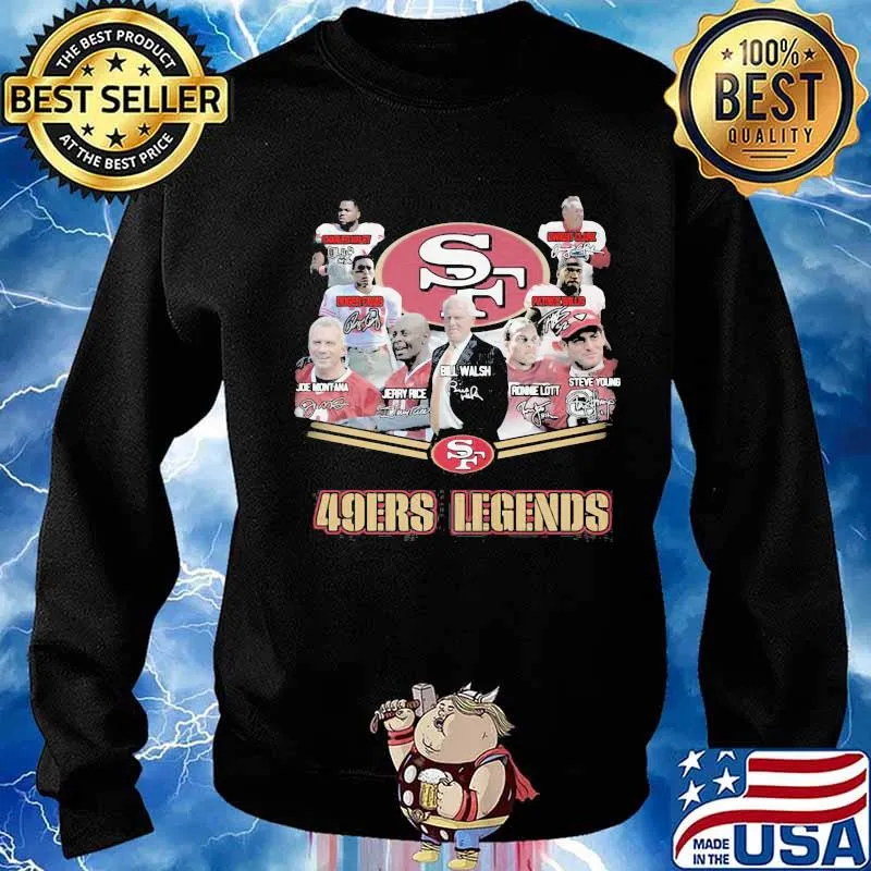 San francisco 49ers legends signatures s Sweater