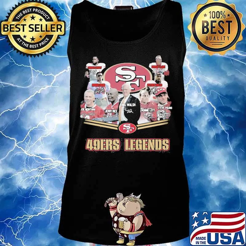 San francisco 49ers legends signatures s Tank top