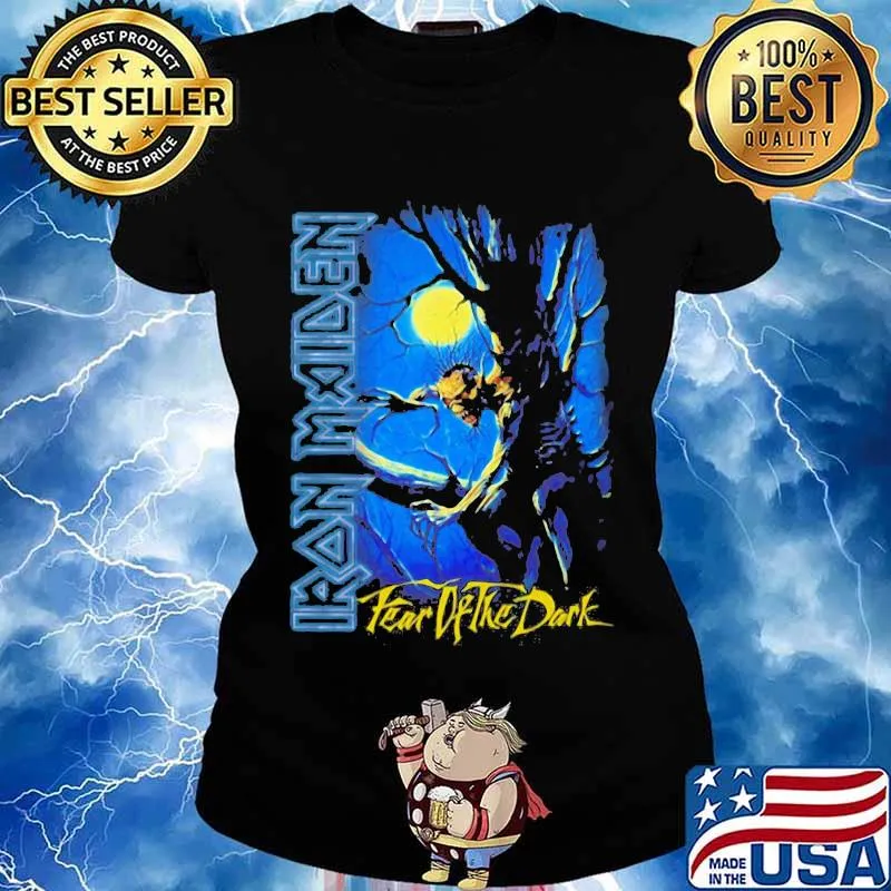 Satan iron maiden fear of the dark s Ladies tee