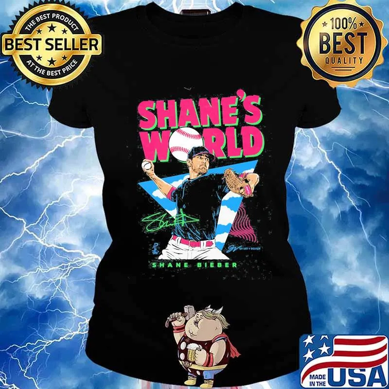 Shane's world shane bieber signature s Ladies tee