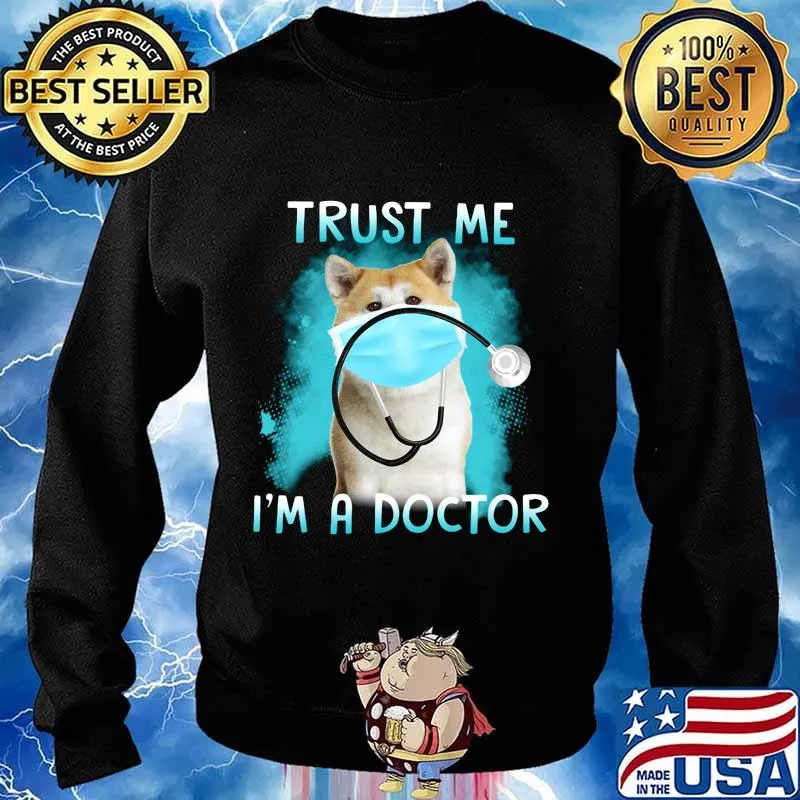 Shiba mask trust me i'm a doctor s Sweater