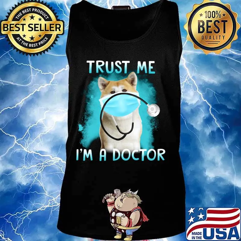 Shiba mask trust me i'm a doctor s Tank top