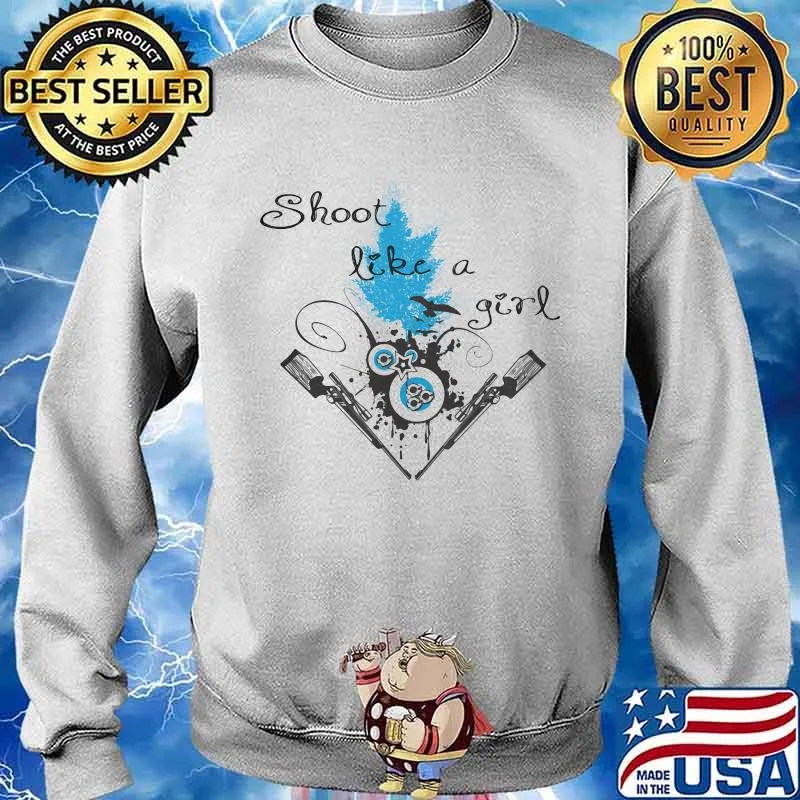 Shoot like a girl guns s Sweater