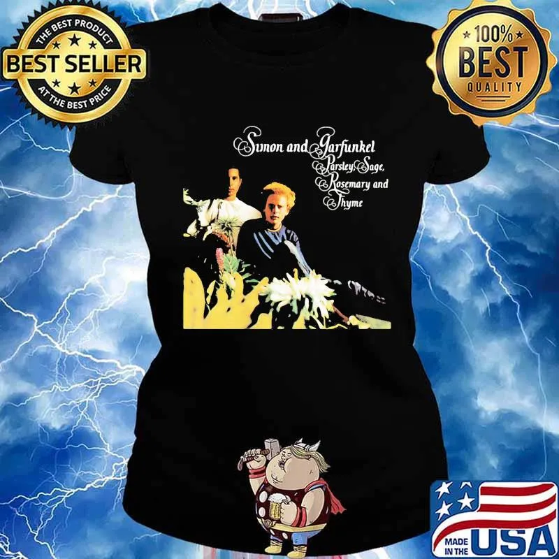 Simon and garfunkel band parsley sage rosemary and thyme s Ladies tee
