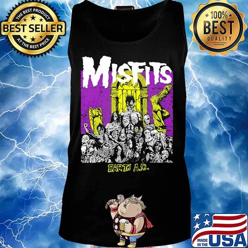 Skeleton misfits earth ad s Tank top