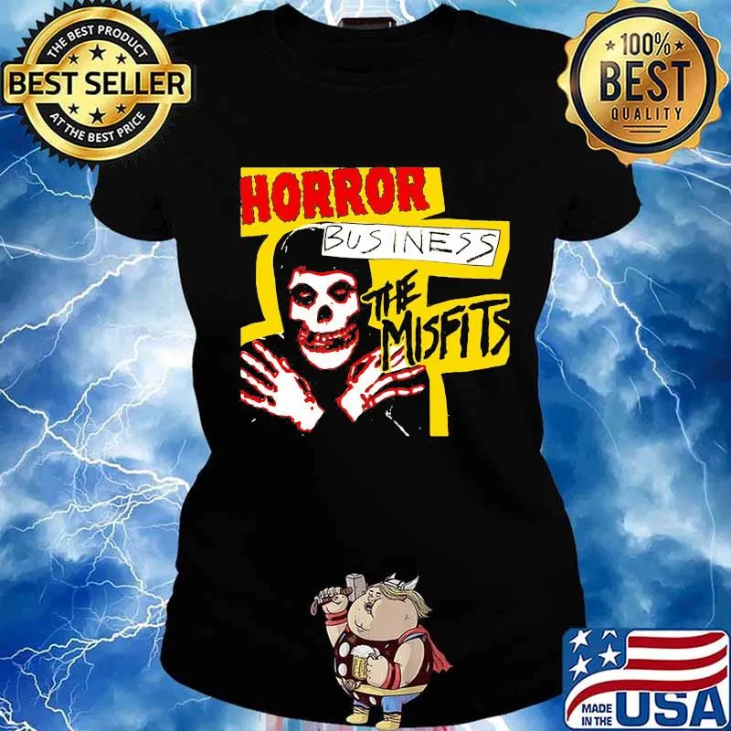 Skeleton the misfits horror business s Ladies tee