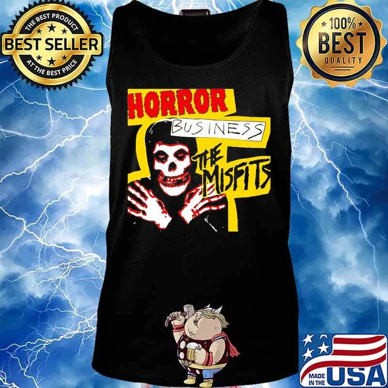 Skeleton the misfits horror business s Tank top