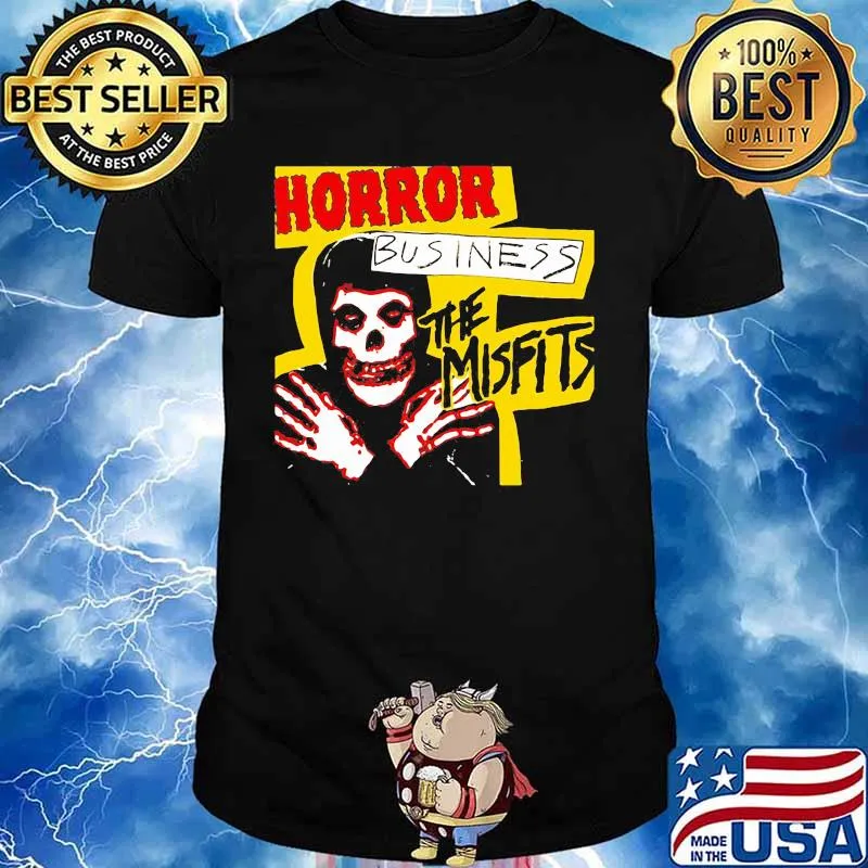 Skeleton the misfits horror business shirt