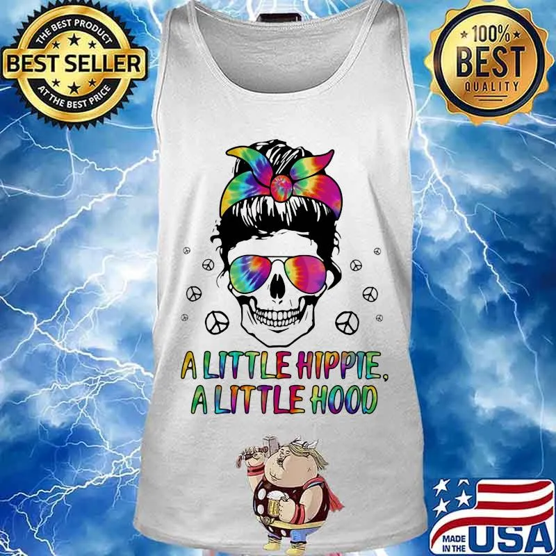 Skull A little hippie A little hood s Tank top