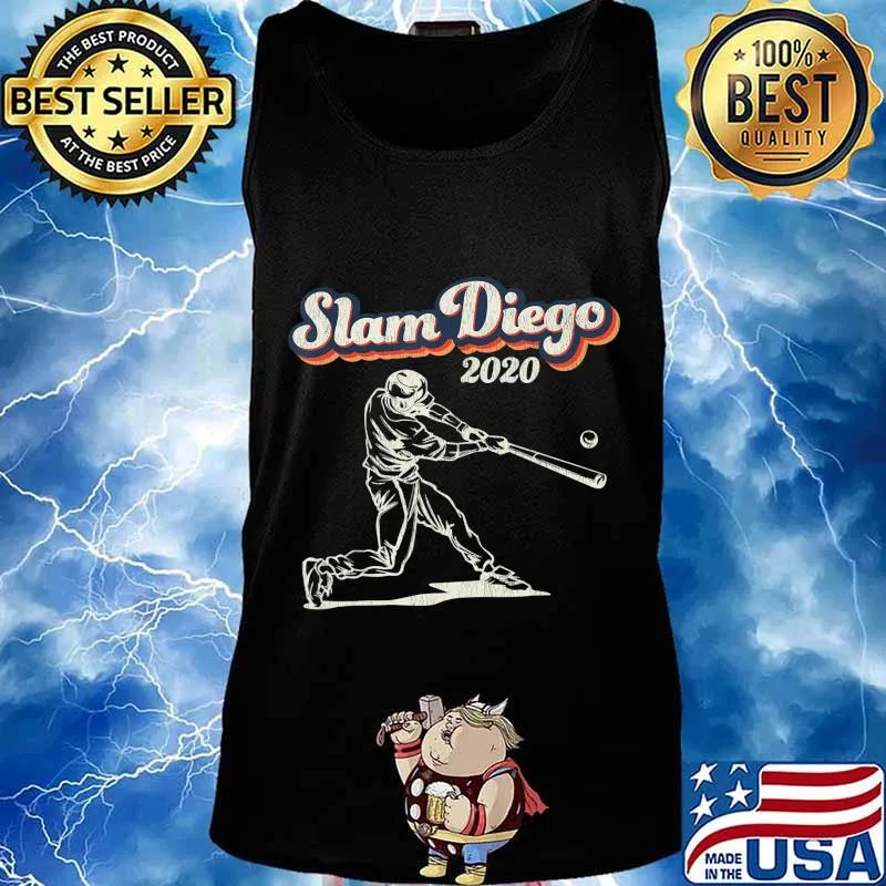 Slam Diego San Diego Souvenirs and Gift - Baseball Fans T-Shirt Tank top