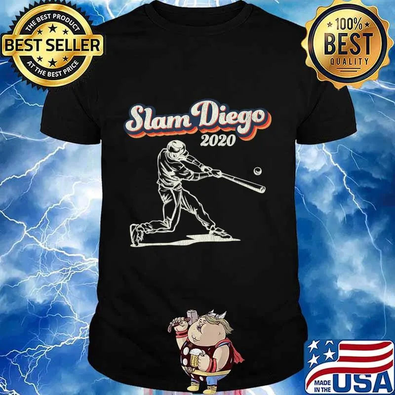 Slam Diego San Diego Souvenirs and Gift - Baseball Fans T-Shirt