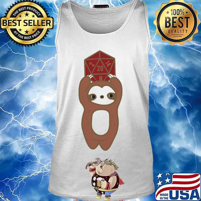 Sloth hug traffic sign 2020 s Tank top