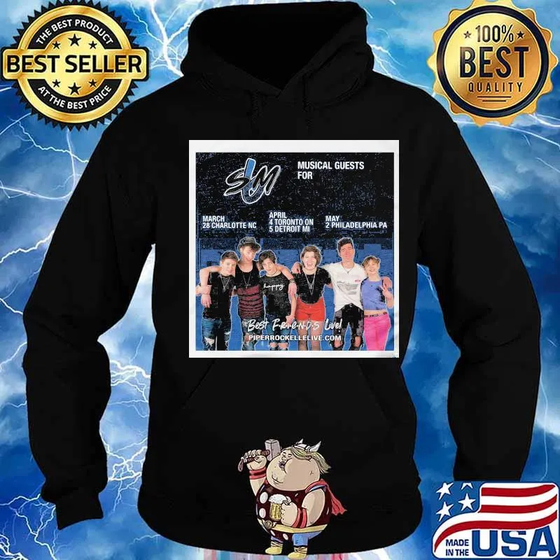 Sm6 band musical guests for best friends livel piperockelevie s Hoodie