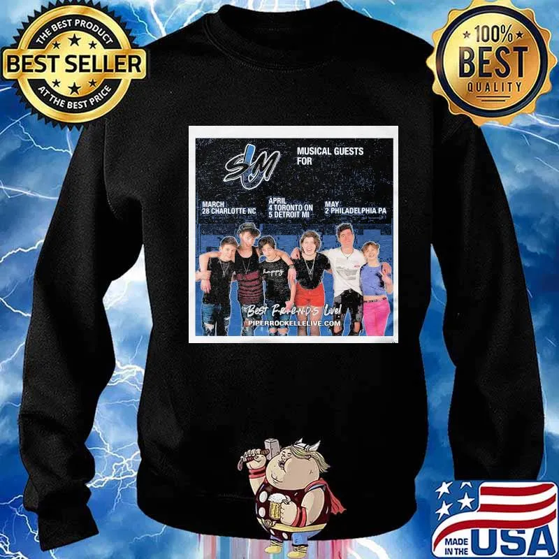 Sm6 band musical guests for best friends livel piperockelevie s Sweater