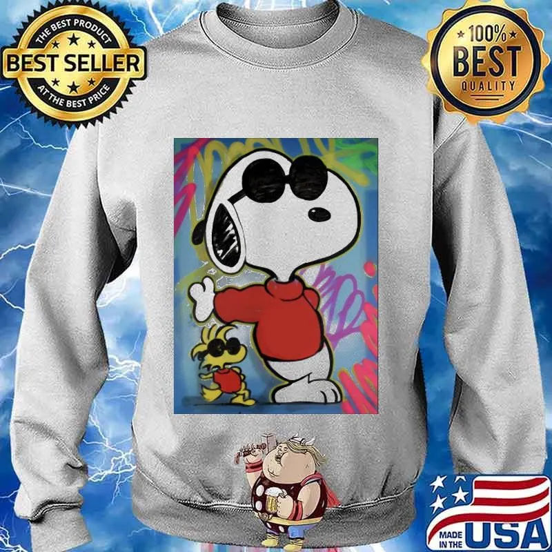 snoopy and woodstock art s Sweater