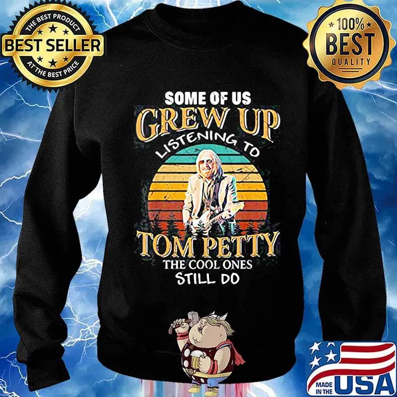 Some of us Grew Up Listening to Tom Petty The Cool Ones Still Do Country Music Vinatge retro s Sweater