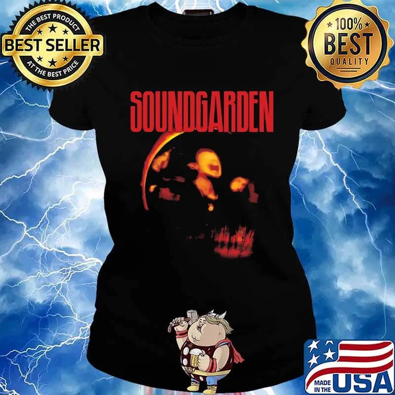Soundgarden band santa night s Ladies tee