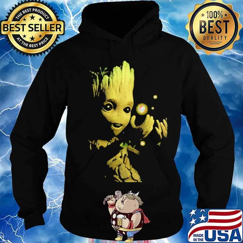 Star wars baby groot grateful dead s Hoodie