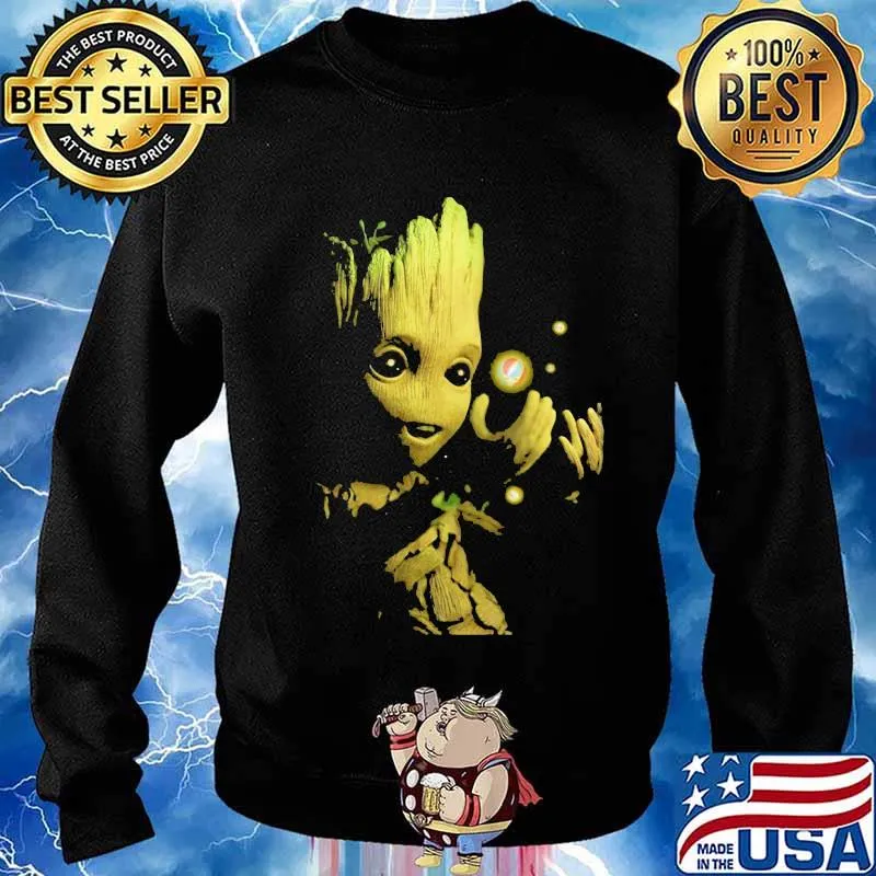Star wars baby groot grateful dead s Sweater
