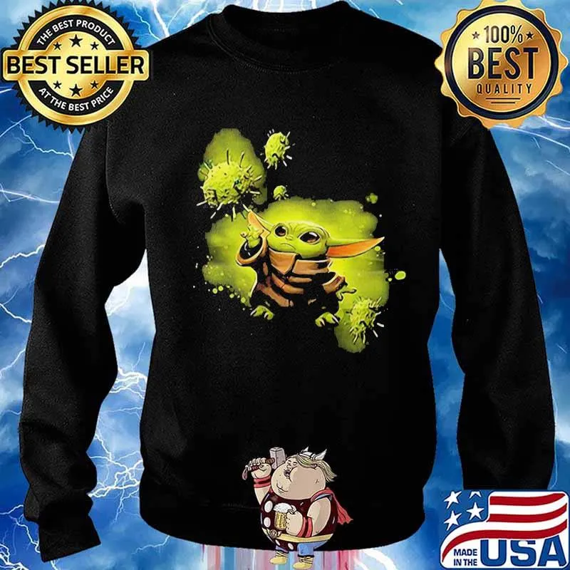 Star wars baby yoda covid-19 s Sweater