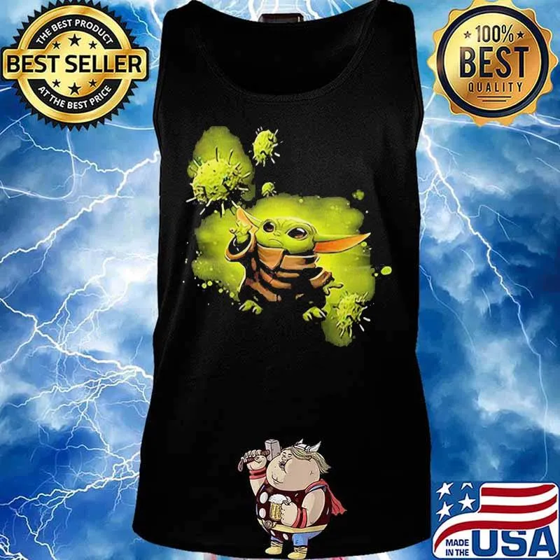 Star wars baby yoda covid-19 s Tank top