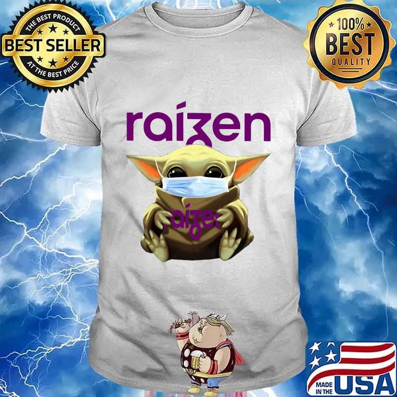 Star wars baby yoda mask hug raizen shirt