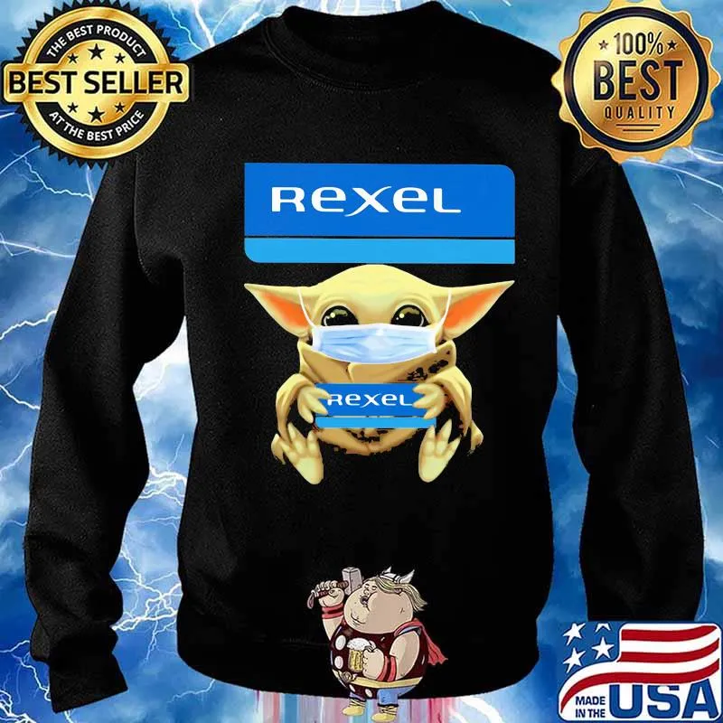 Star wars baby yoda mask hug rexel s Sweater