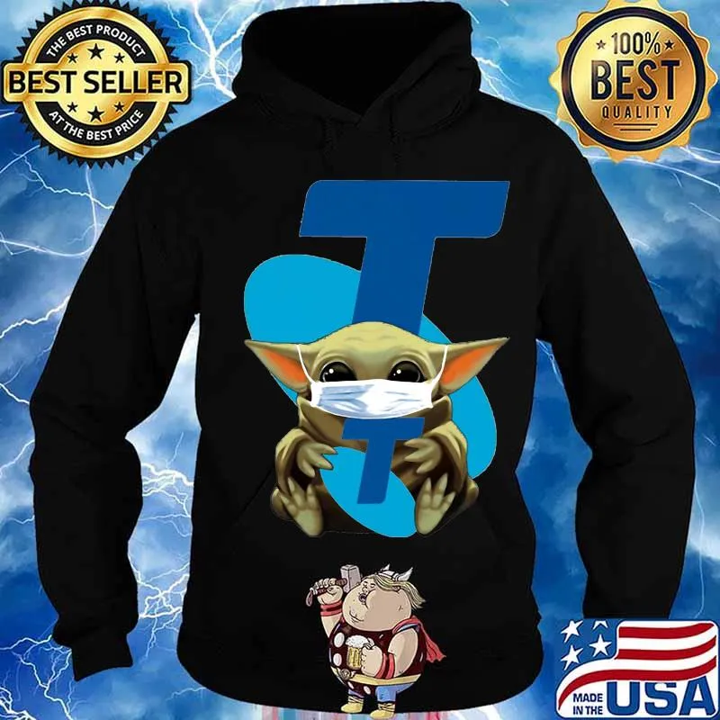 Star wars baby yoda mask hug stellar s Hoodie