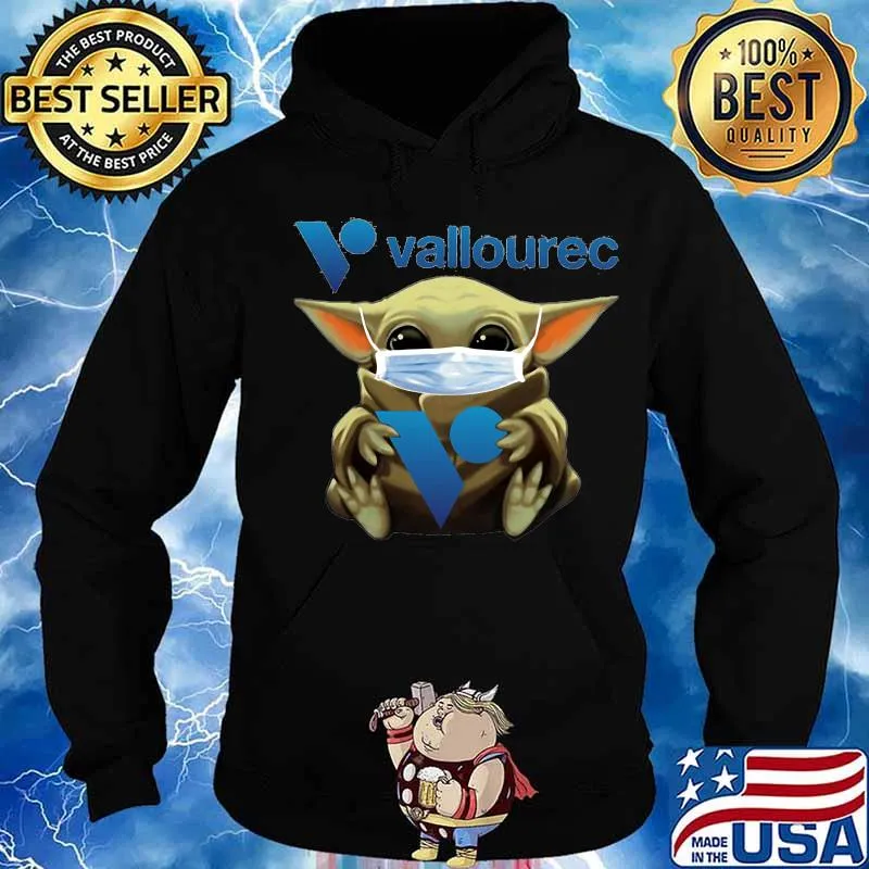 Star wars baby yoda mask hug vallourec s Hoodie