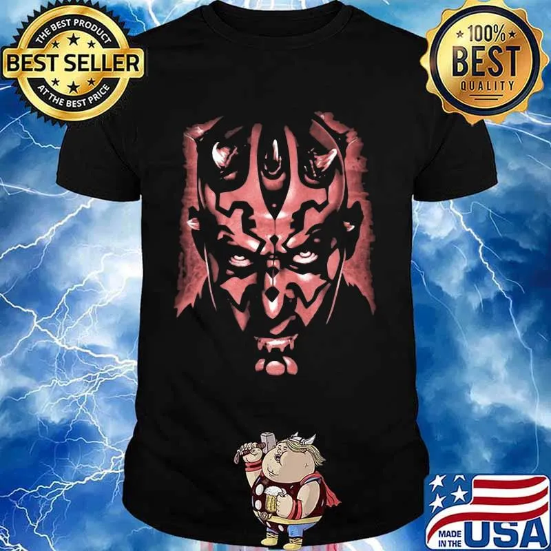 Star wars darth maul face shirt