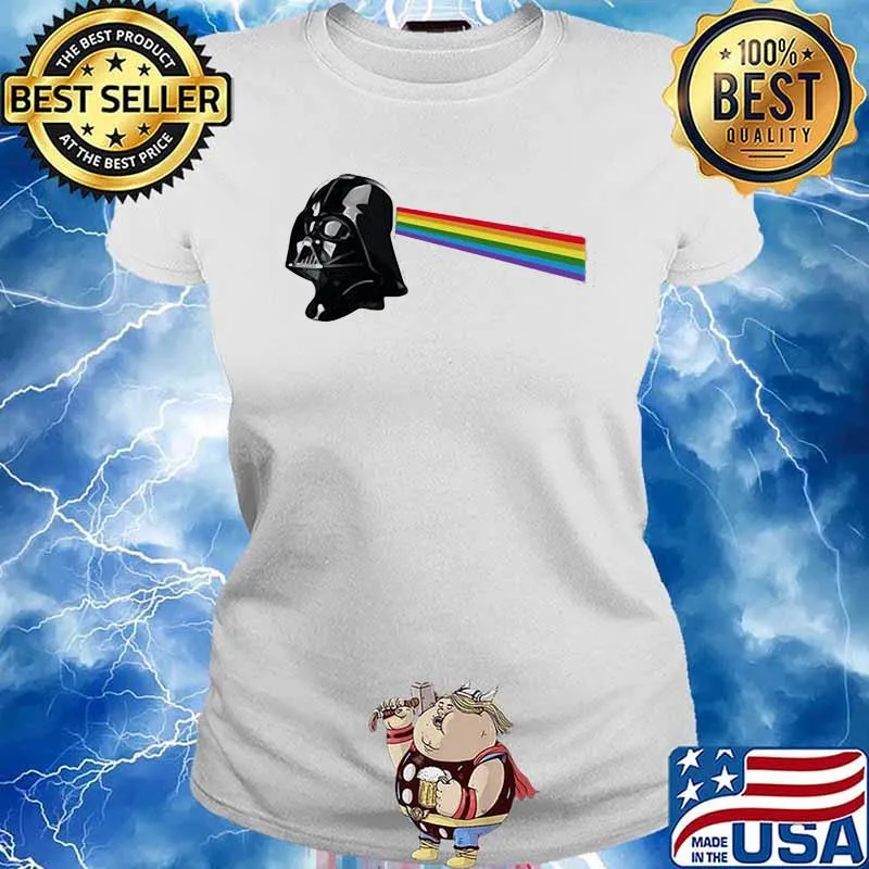 Star wars darth vader pink floyd band s Ladies tee
