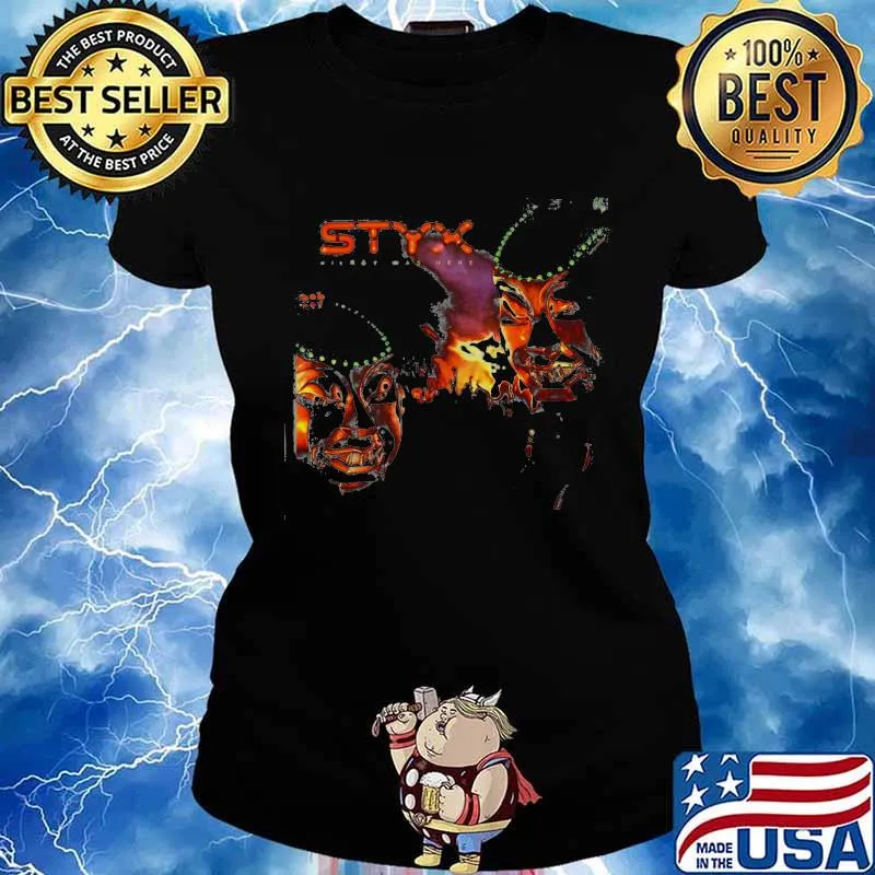 Styx band kilroy was here s Ladies tee