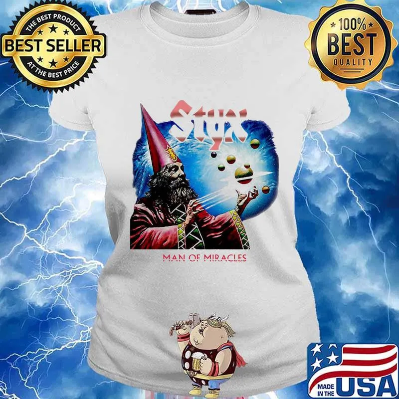 Styx band man of miracles s Ladies tee