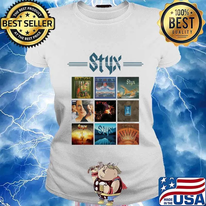 Styx pieces of eight s Ladies tee