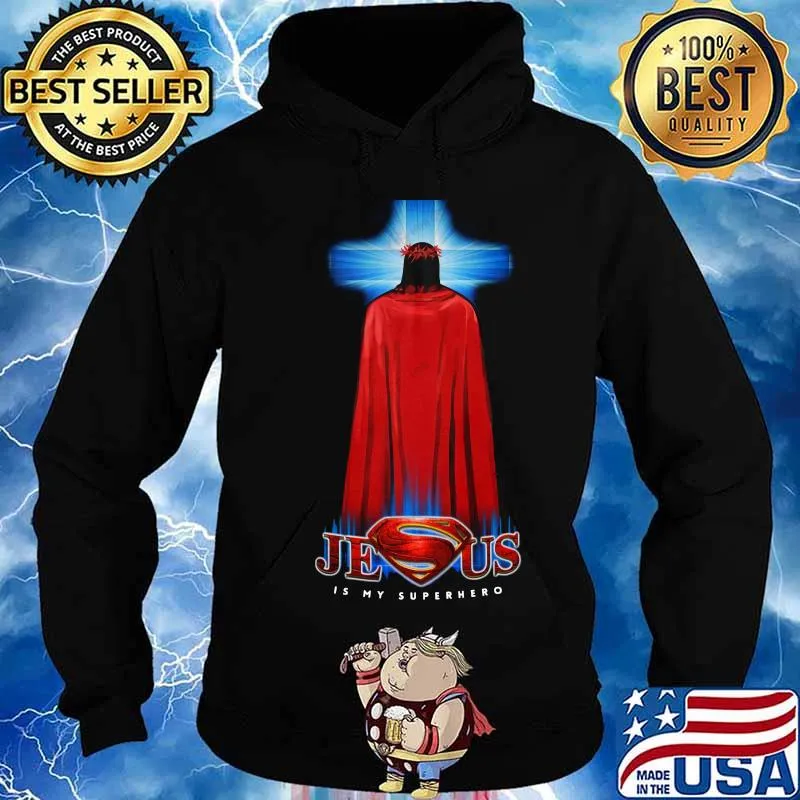 Superman jesus cross christian religious s Hoodie