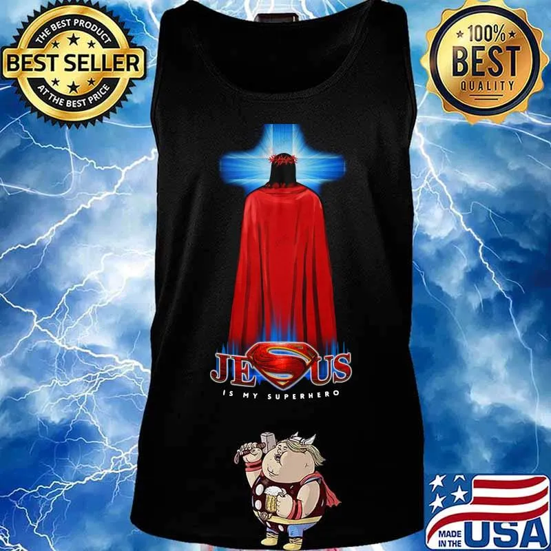 Superman jesus cross christian religious s Tank top