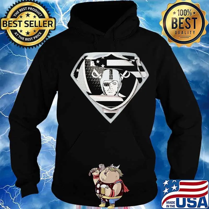 Superman oklahoma raiders football logo s Hoodie