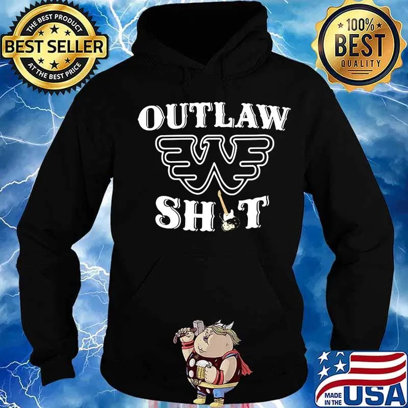 Symbol waylon jennings logo outlaw shit s Hoodie