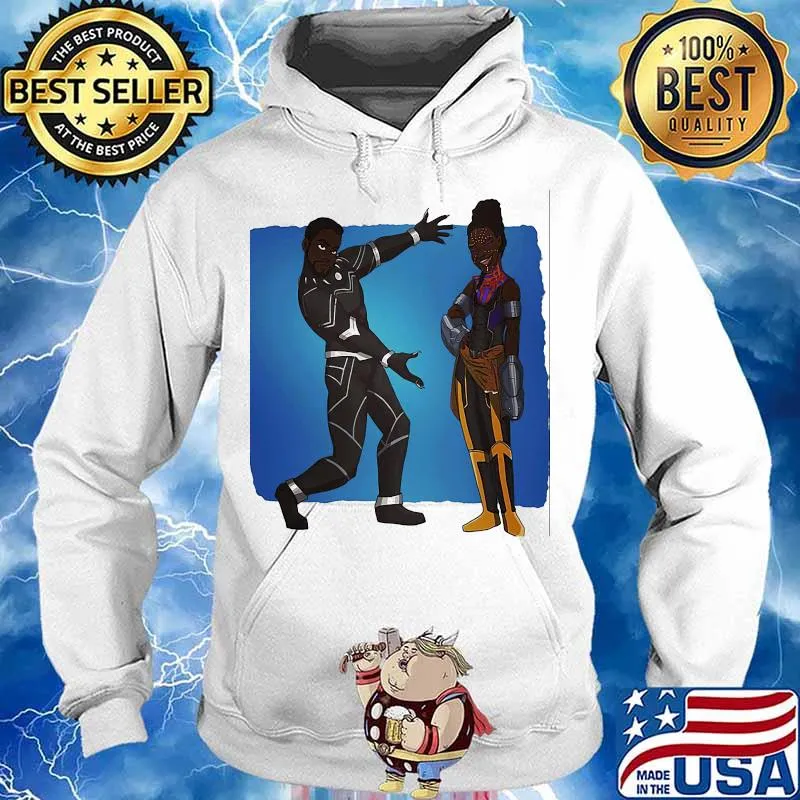 T'challa and shuri black panther marvel heroes s Hoodie
