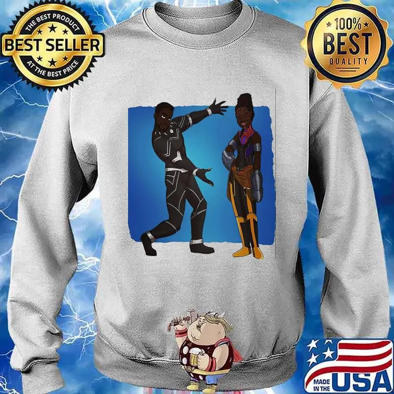 T'challa and shuri black panther marvel heroes s Sweater