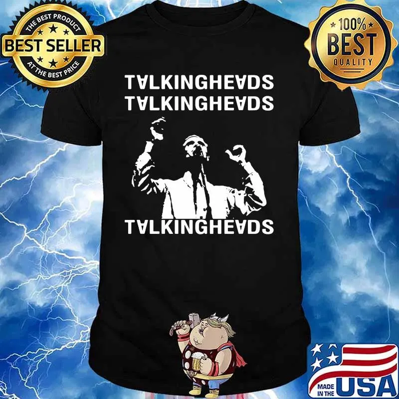 Talking heads band singer shirt